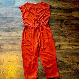 Old Navy Cropped Jumpsuit